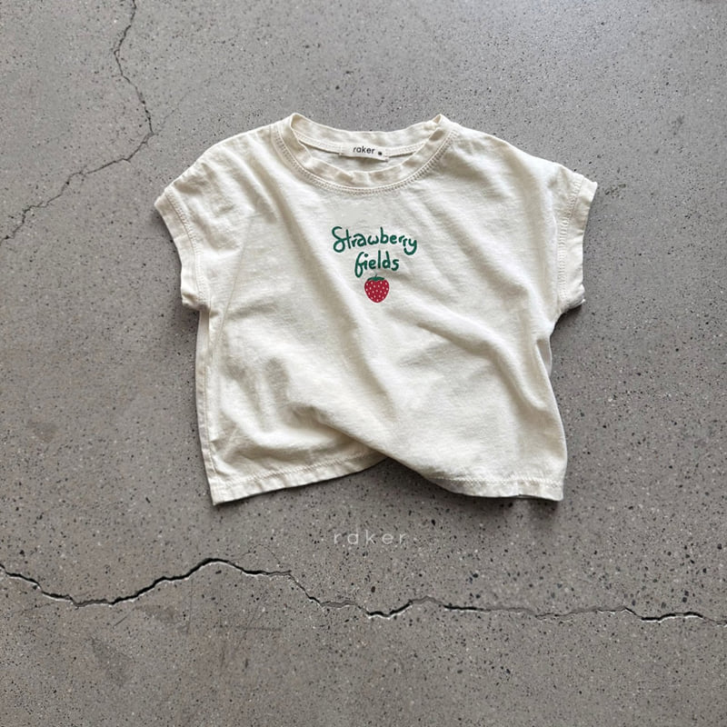 Raker - Korean Children Fashion - #magicofchildhood - Strawberry Tee - 2