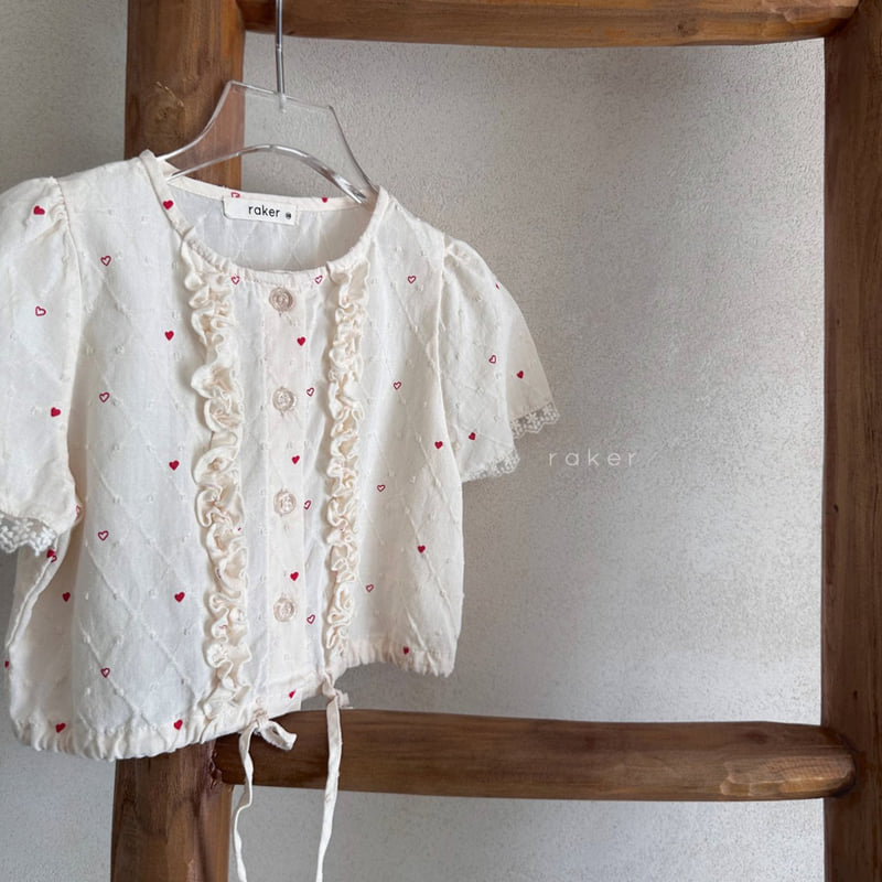 Raker - Korean Children Fashion - #minifashionista - Ruffle Blouse - 2