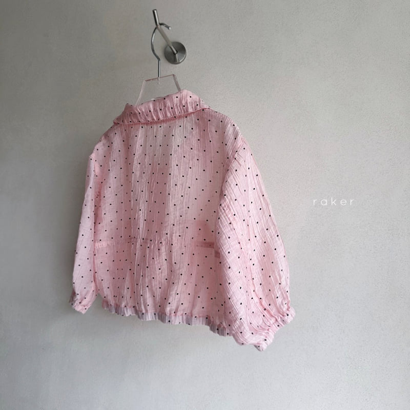 Raker - Korean Children Fashion - #prettylittlegirls - Sheer Windbreaker Jumper (Pink) - 3