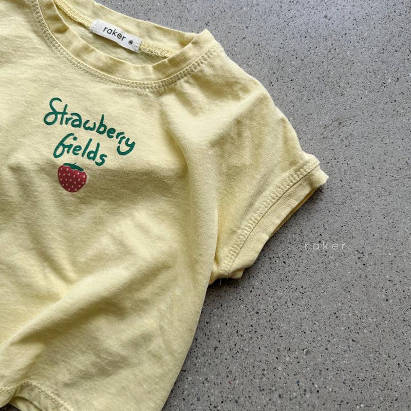 Raker - Korean Children Fashion - #minifashionista - Strawberry Tee - 4