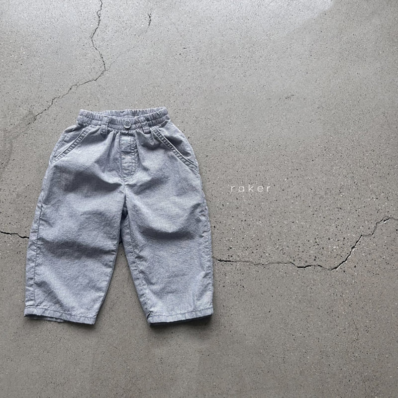 Raker - Korean Children Fashion - #todddlerfashion - Grid Check Pants - 2