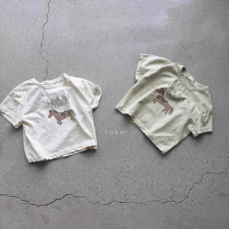 Raker - Korean Children Fashion - #todddlerfashion - Pony Tee