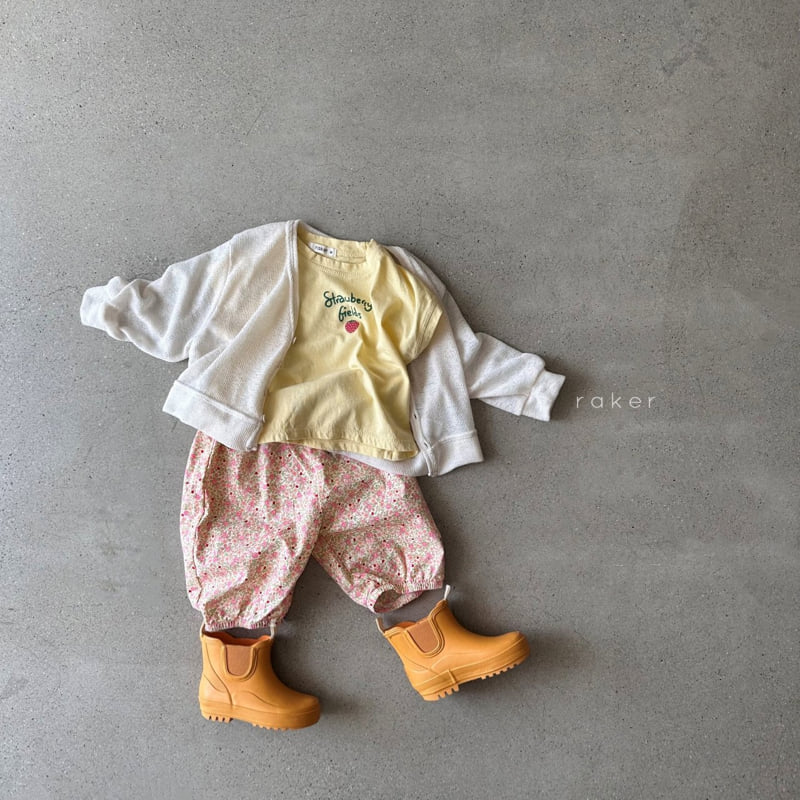 Raker - Korean Children Fashion - #toddlerclothing - Strawberry Tee - 6