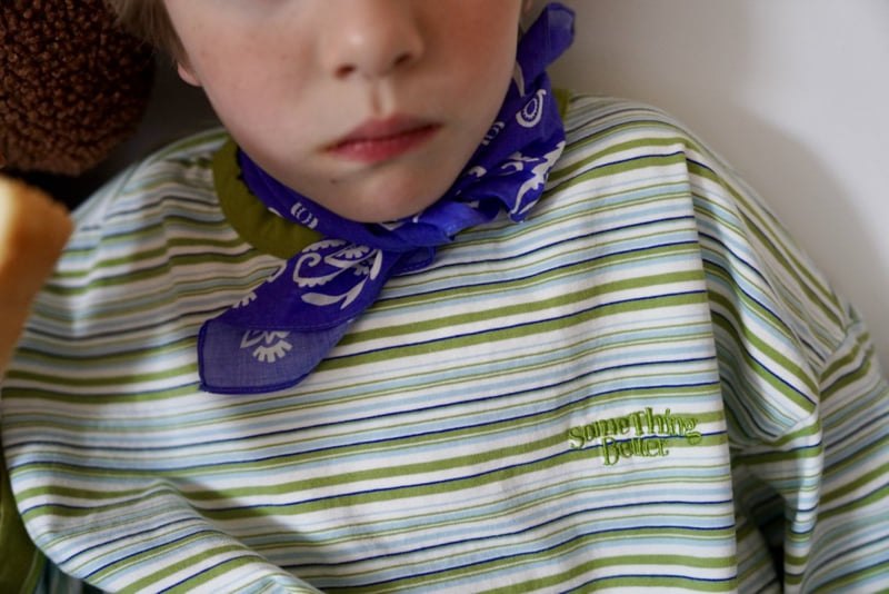 Ramijini - Korean Children Fashion - #kidsshorts - Matcha Latte Tee - 3