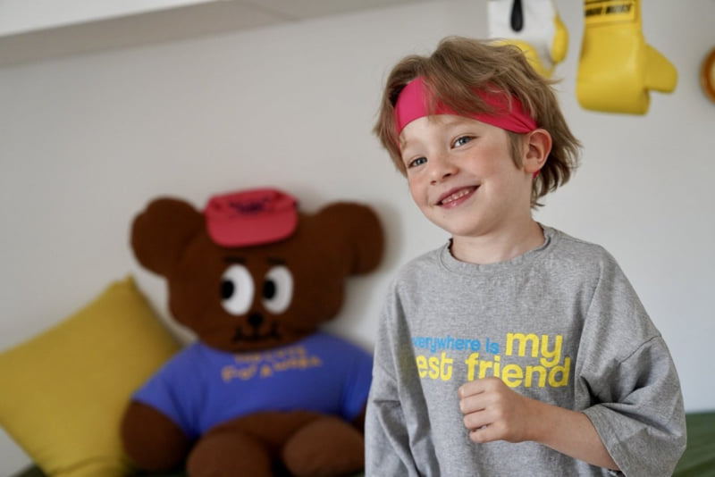 Ramijini - Korean Children Fashion - #kidsshorts - Best Friend Tee - 2