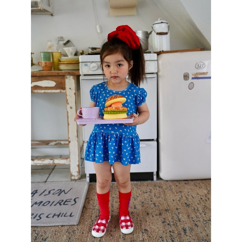 Ramijini - Korean Children Fashion - #kidzfashiontrend - Ribbon Tie One-piece - 6