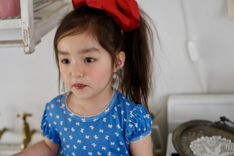 Ramijini - Korean Children Fashion - #littlefashionista - Ribbon Tie One-piece - 8