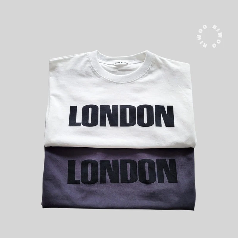 Riwoo Riwoo - Korean Children Fashion - #Kfashion4kids - London Soft Box Short Sleeve Tee - 9
