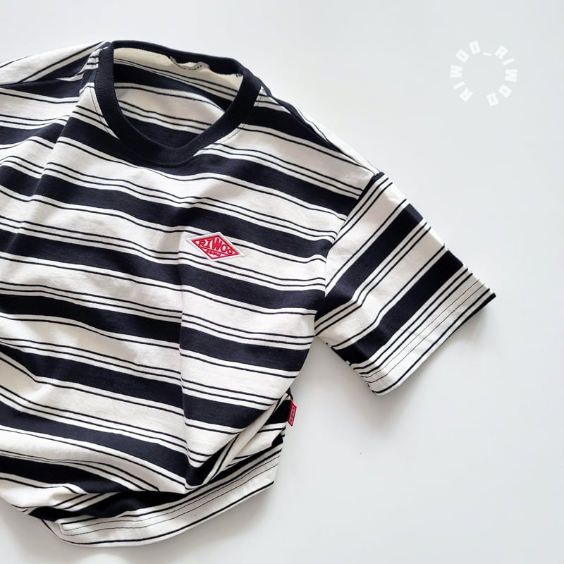 Riwoo Riwoo - Korean Children Fashion - #childofig - Riu Irregular Short Sleeve Tee - 9