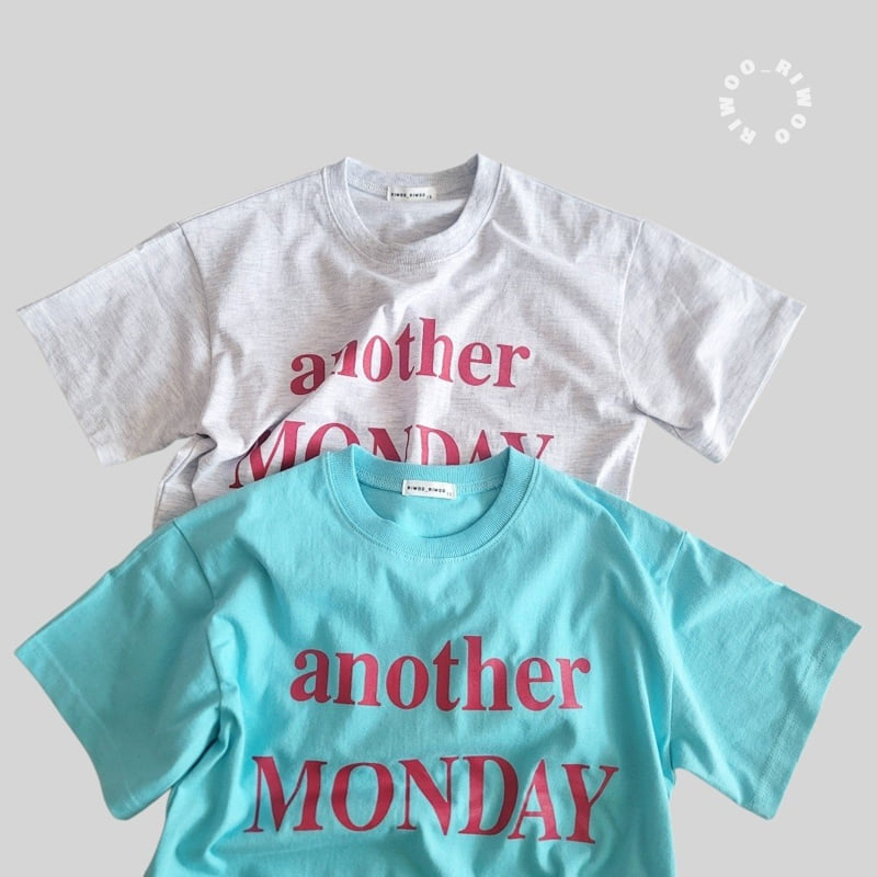 Riwoo Riwoo - Korean Children Fashion - #stylishchildhood - Another Monday Short Sleeve Tee - 4
