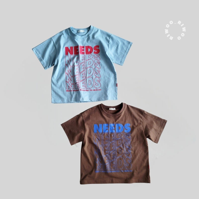 Riwoo Riwoo - Korean Children Fashion - #childrensboutique - Need Short Sleeve Tee