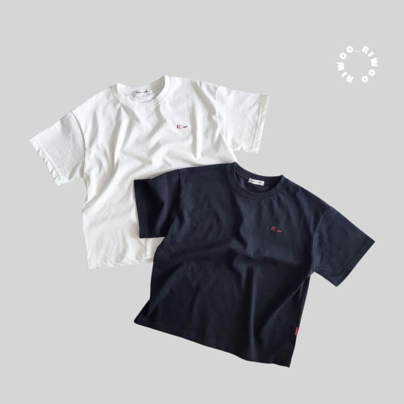Riwoo Riwoo - Korean Children Fashion - #designkidswear - RW Small Modern Short Sleeve Tee - 10