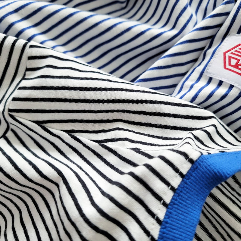 Riwoo Riwoo - Korean Children Fashion - #discoveringself - Thin Stripe Patch Short Sleeve Tee - 8