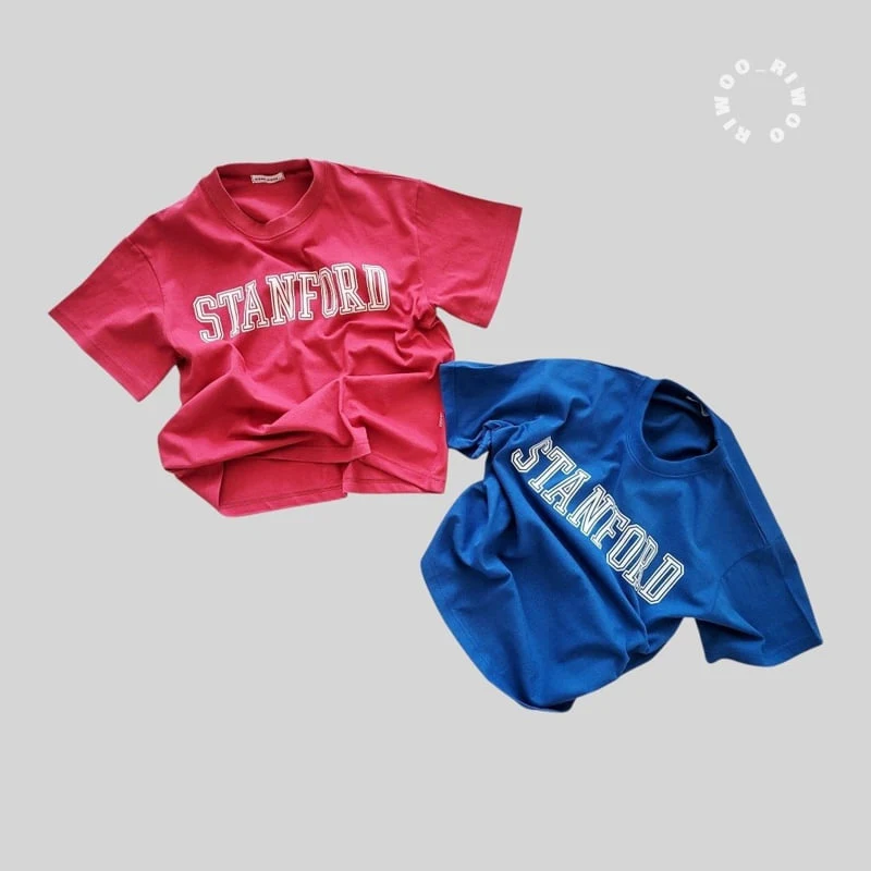 Riwoo Riwoo - Korean Children Fashion - #discoveringself - Stanford Short Sleeve Tee - 10