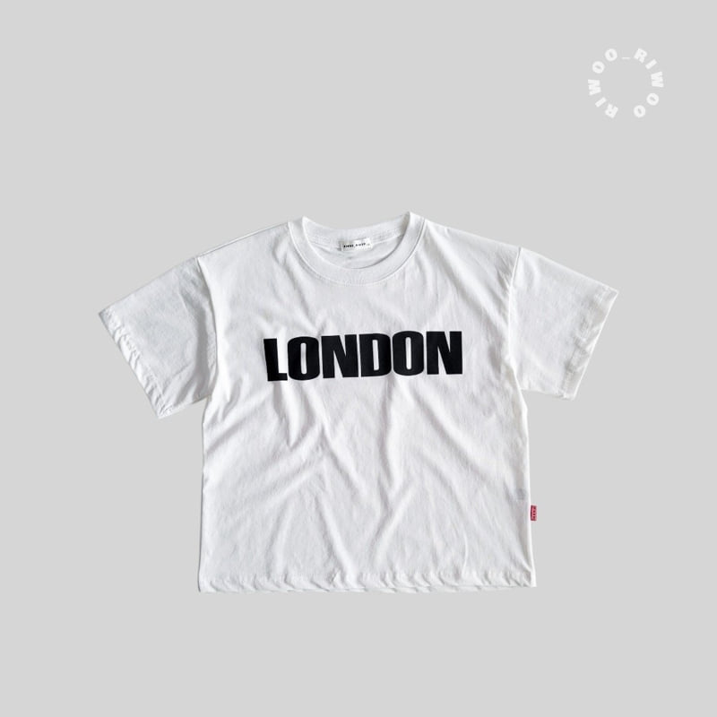 Riwoo Riwoo - Korean Children Fashion - #discoveringself - London Soft Box Short Sleeve Tee - 3