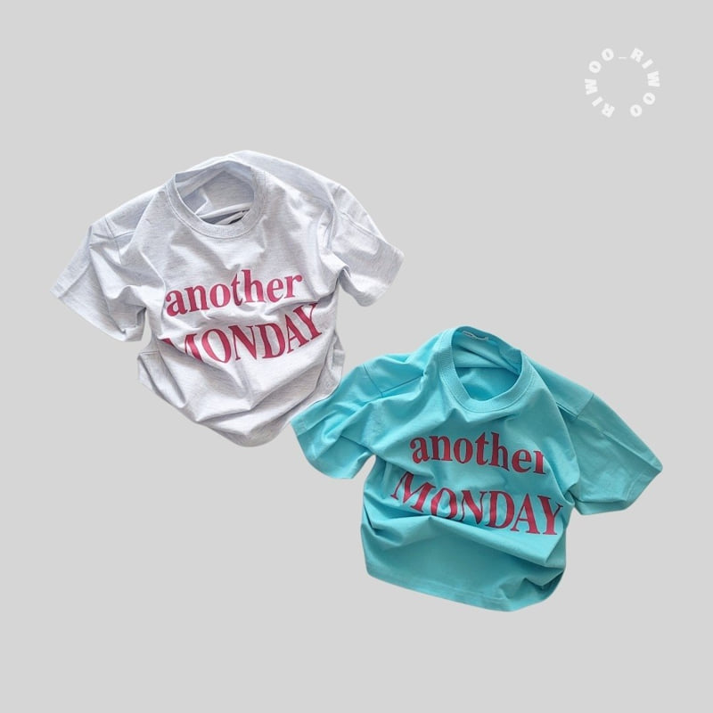 Riwoo Riwoo - Korean Children Fashion - #fashionkids - Another Monday Short Sleeve Tee - 8