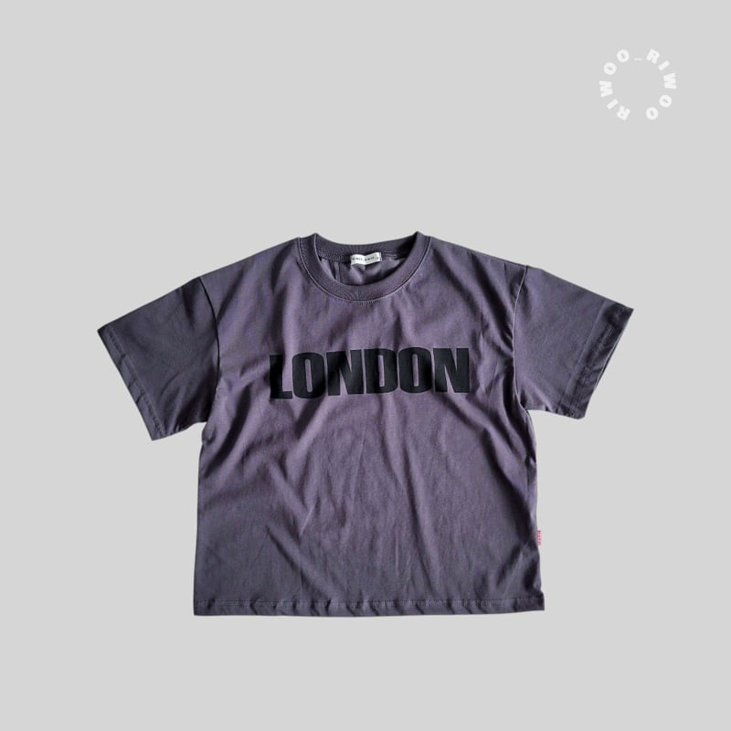 Riwoo Riwoo - Korean Children Fashion - #discoveringself - London Soft Box Short Sleeve Tee - 4