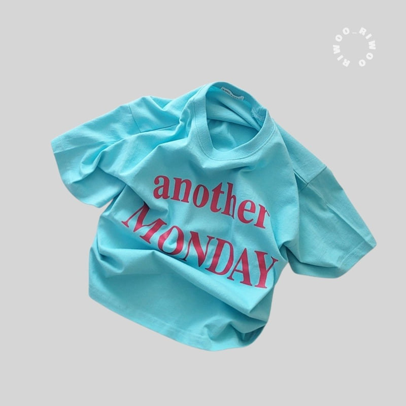 Riwoo Riwoo - Korean Children Fashion - #kidsshorts - Another Monday Short Sleeve Tee - 10