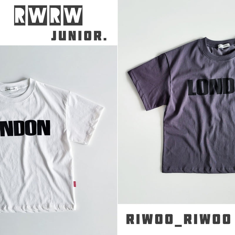 Riwoo Riwoo - Korean Children Fashion - #kidsshorts - London Soft Box Short Sleeve Tee - 5