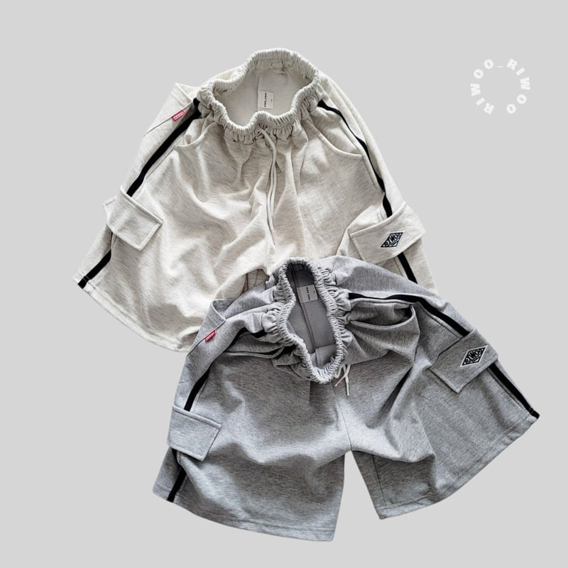 Riwoo Riwoo - Korean Children Fashion - #kidsstore - Line 8 Bermuda Cargo Pants - 12