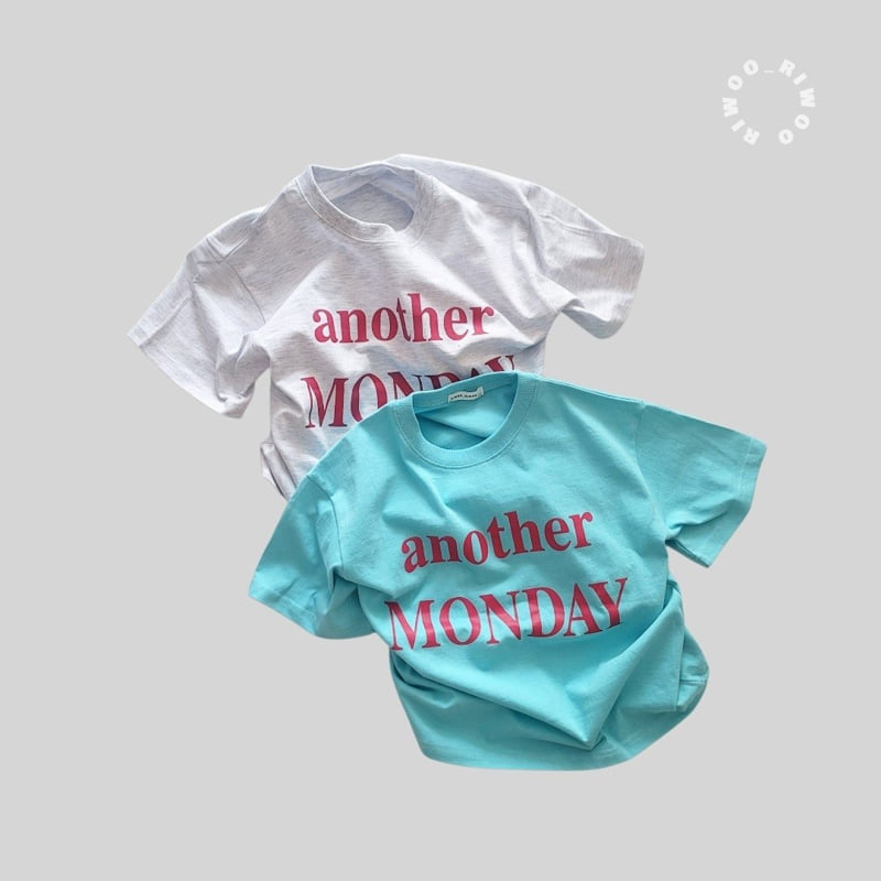 Riwoo Riwoo - Korean Children Fashion - #kidsstore - Another Monday Short Sleeve Tee - 11