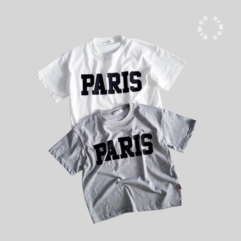 Riwoo Riwoo - Korean Children Fashion - #kidzfashiontrend - Paris Soft Box Short Sleeve Tee - 8