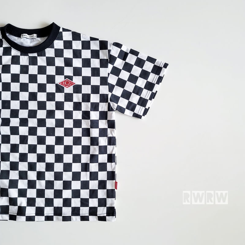 Riwoo Riwoo - Korean Children Fashion - #kidzfashiontrend - Riu Check Box Short Sleeve Tee - 3