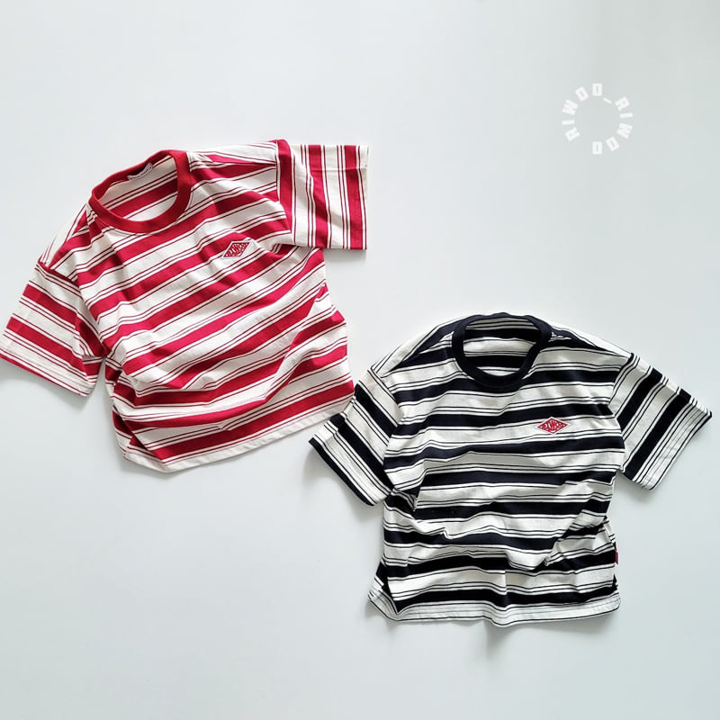 Riwoo Riwoo - Korean Children Fashion - #littlefashionista - Riu Irregular Short Sleeve Tee - 5