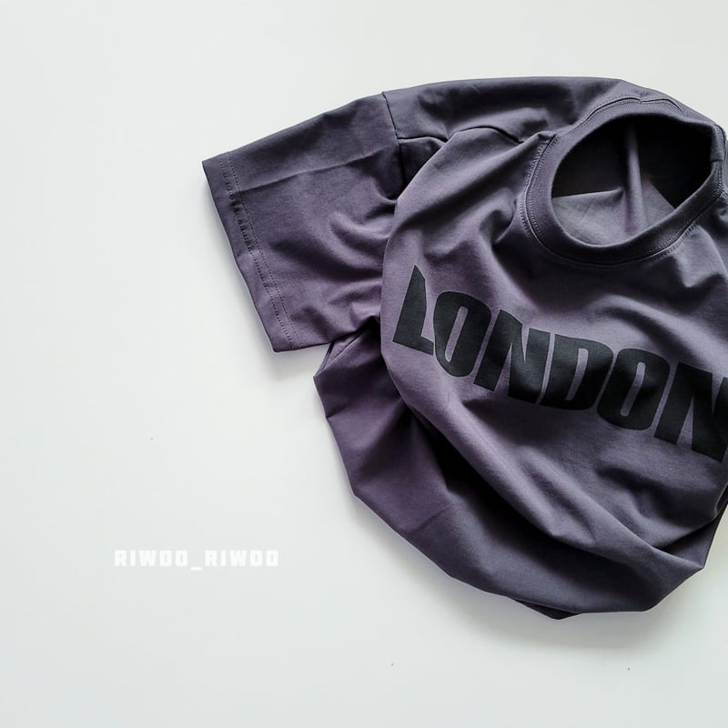 Riwoo Riwoo - Korean Children Fashion - #littlefashionista - London Soft Box Short Sleeve Tee - 10