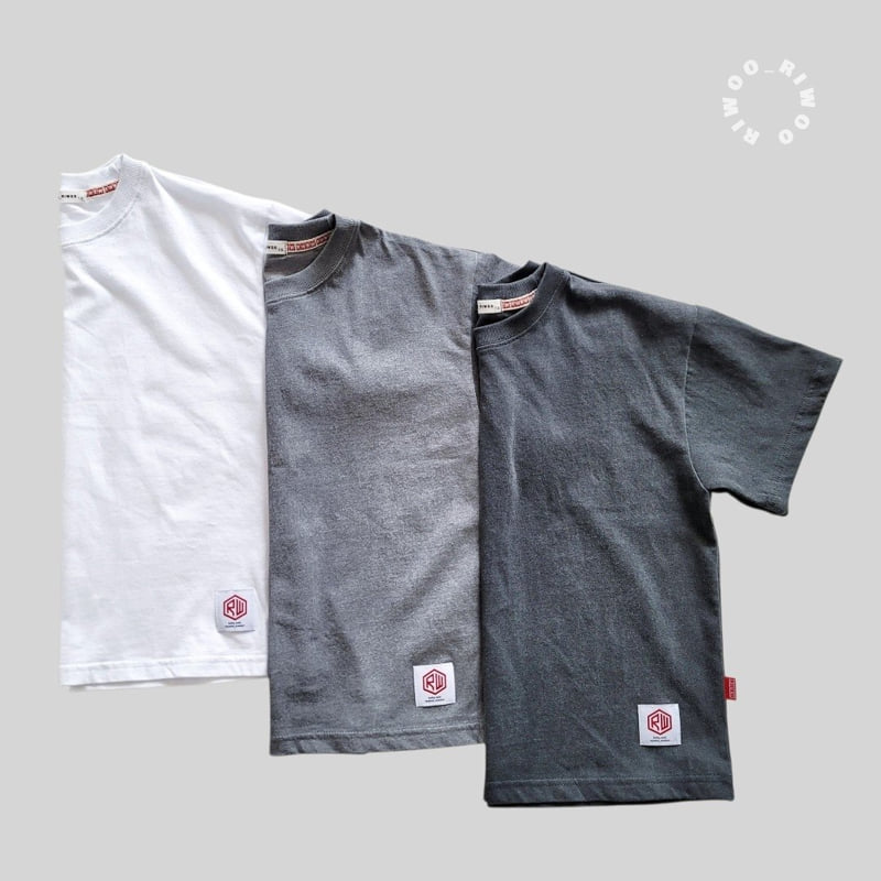 Riwoo Riwoo - Korean Children Fashion - #magicofchildhood - Riu Pigment Patch Short Sleeve Tee - 9
