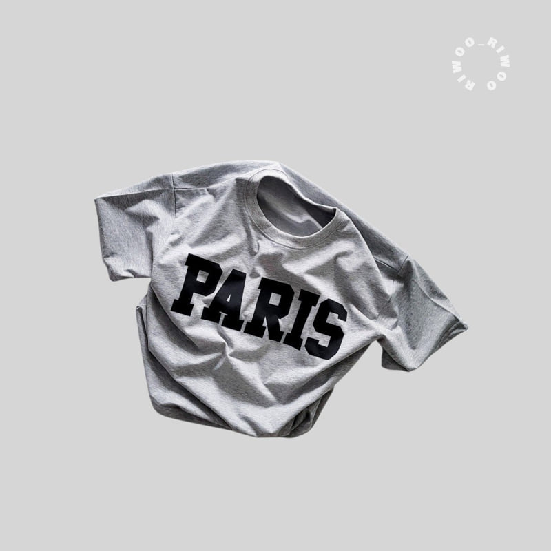 Riwoo Riwoo - Korean Children Fashion - #magicofchildhood - Paris Soft Box Short Sleeve Tee - 10