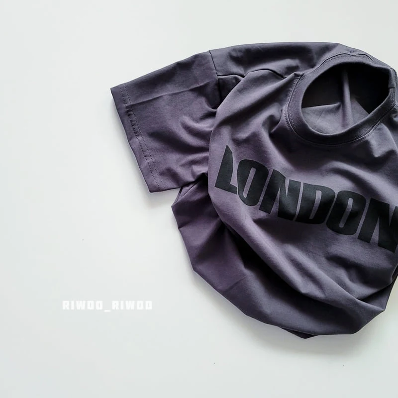 Riwoo Riwoo - Korean Children Fashion - #magicofchildhood - London Soft Box Short Sleeve Tee - 10
