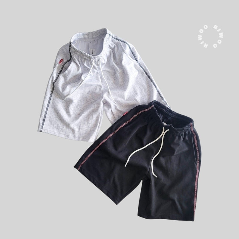 Riwoo Riwoo - Korean Children Fashion - #minifashionista - Rising Half Pants