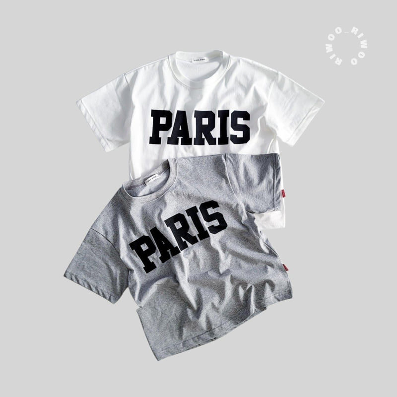 Riwoo Riwoo - Korean Children Fashion - #minifashionista - Paris Soft Box Short Sleeve Tee - 12