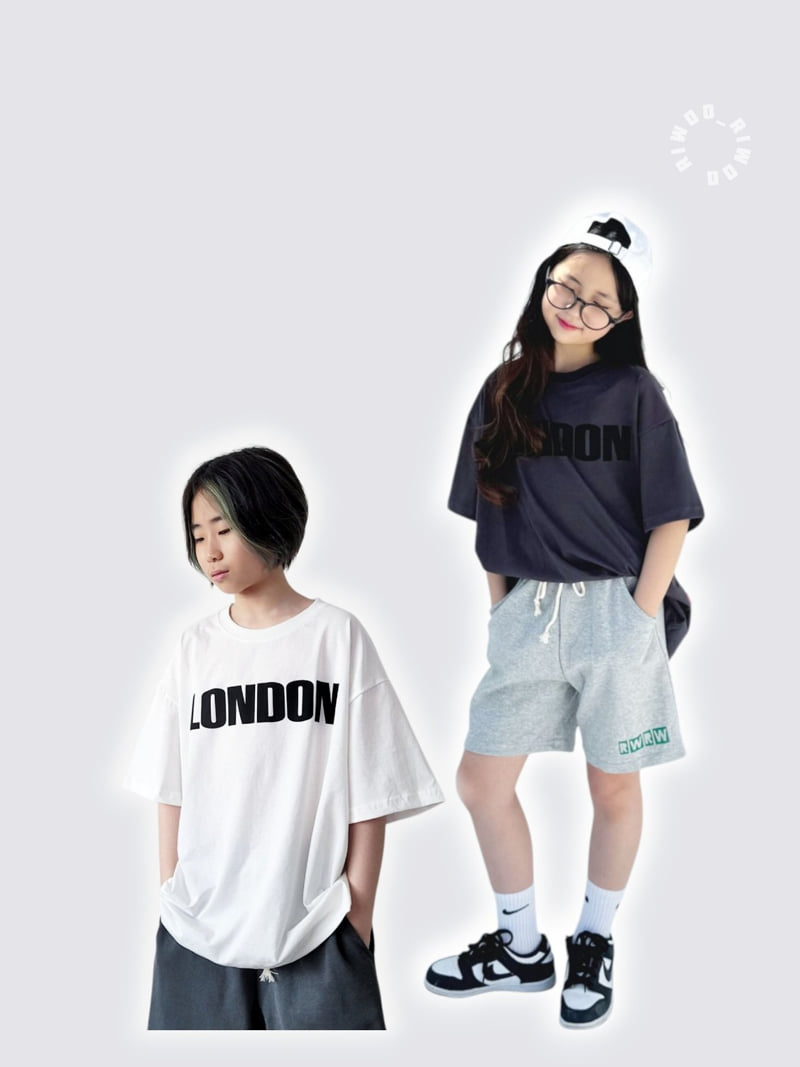 Riwoo Riwoo - Korean Children Fashion - #minifashionista - London Soft Box Short Sleeve Tee - 11