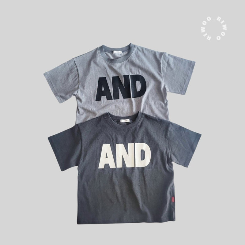 Riwoo Riwoo - Korean Children Fashion - #magicofchildhood - End Pigment Dyeing Short Sleeve Tee - 4