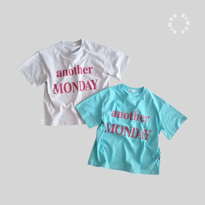Riwoo Riwoo - Korean Children Fashion - #prettylittlegirls - Another Monday Short Sleeve Tee