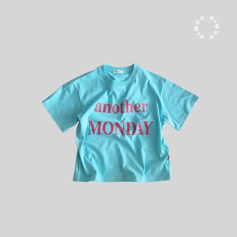 Riwoo Riwoo - Korean Children Fashion - #stylishchildhood - Another Monday Short Sleeve Tee - 3