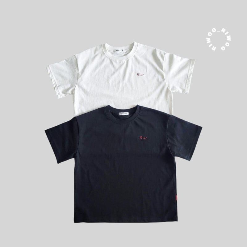 Riwoo Riwoo - Korean Children Fashion - #todddlerfashion - RW Small Modern Short Sleeve Tee - 6