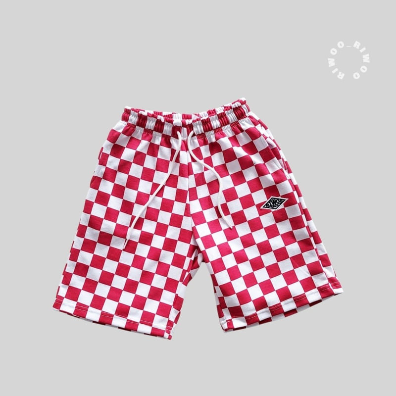 Riwoo Riwoo - Korean Children Fashion - #toddlerclothing - Riu Check Wide Half Pants - 3