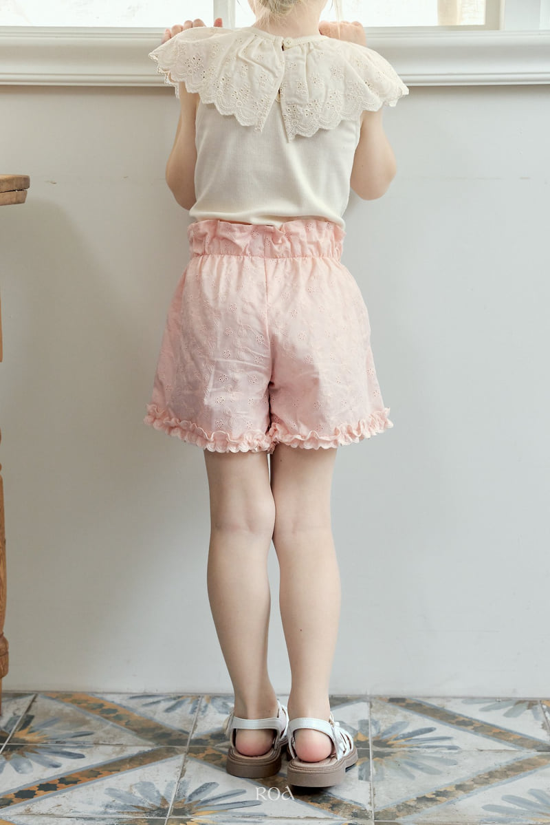 Roa - Korean Children Fashion - #childofig - Rosy Ribbon Pants - 5