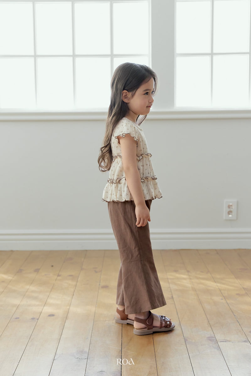 Roa - Korean Children Fashion - #childofig - Cherry Ribbed Tee - 10