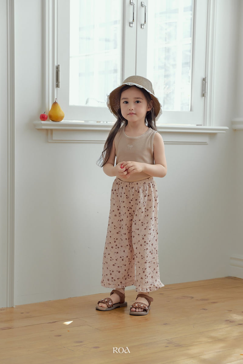 Roa - Korean Children Fashion - #childrensboutique - Vintage Bloom Pants - 9
