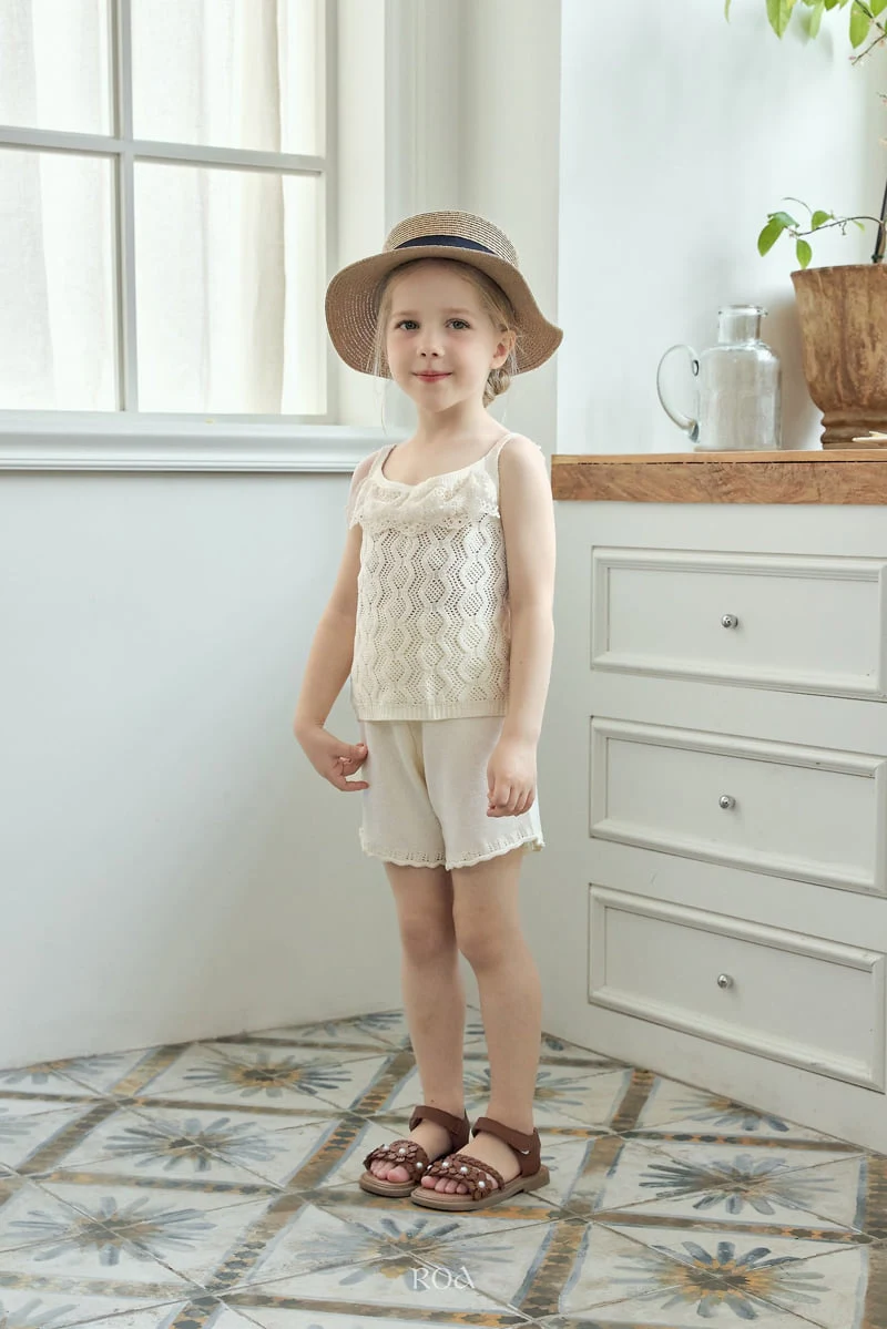Roa - Korean Children Fashion - #childrensboutique - Pony Knit Shorts Set - 5