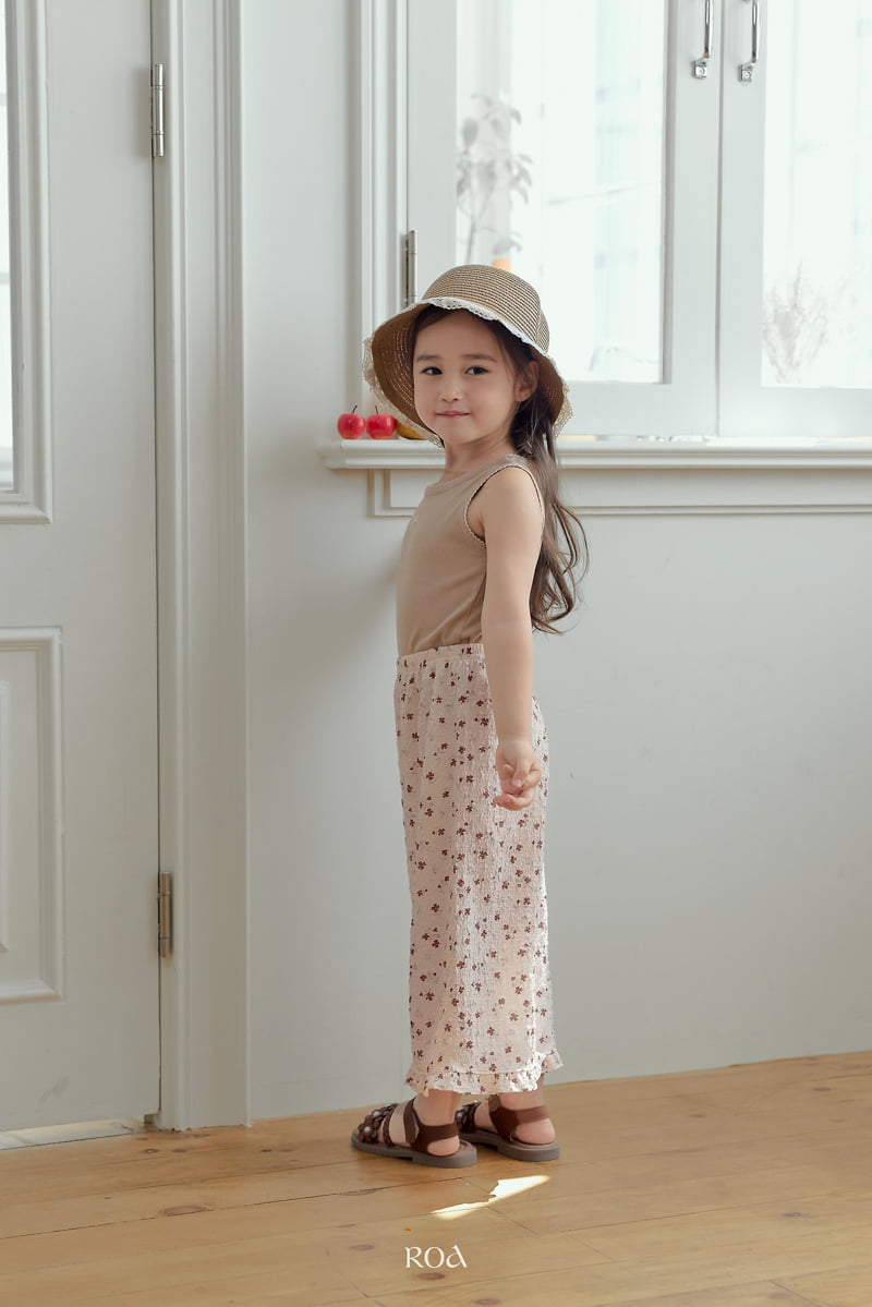 Roa - Korean Children Fashion - #designkidswear - Vintage Bloom Pants - 10