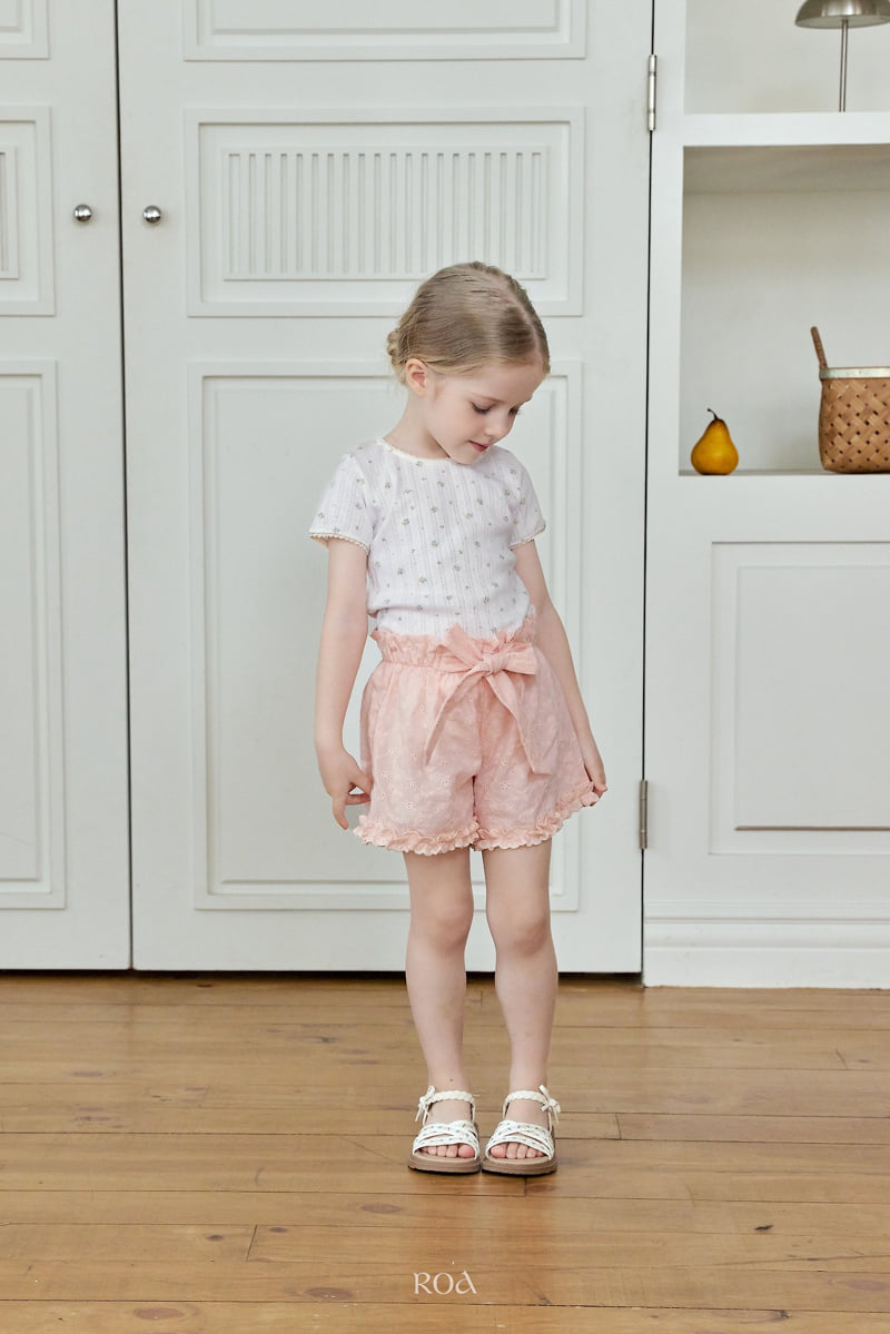 Roa - Korean Children Fashion - #designkidswear - Rosy Ribbon Pants - 8