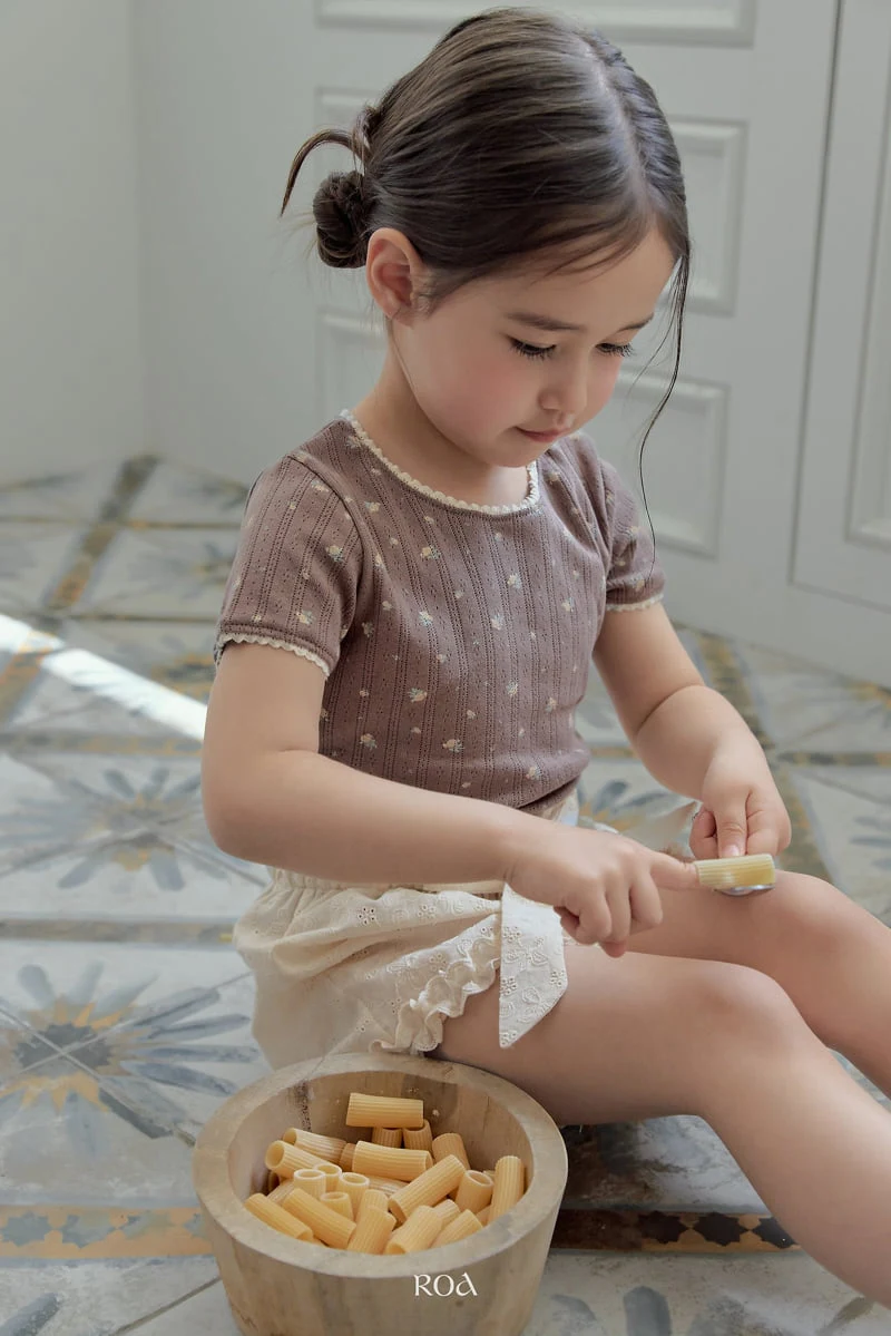 Roa - Korean Children Fashion - #designkidswear - Pin Coat Short Sleeve Tee - 9