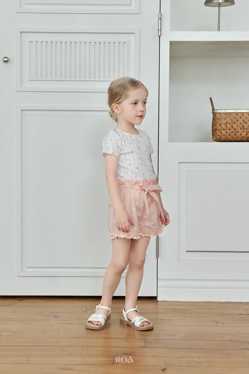 Roa - Korean Children Fashion - #discoveringself - Rosy Ribbon Pants - 9