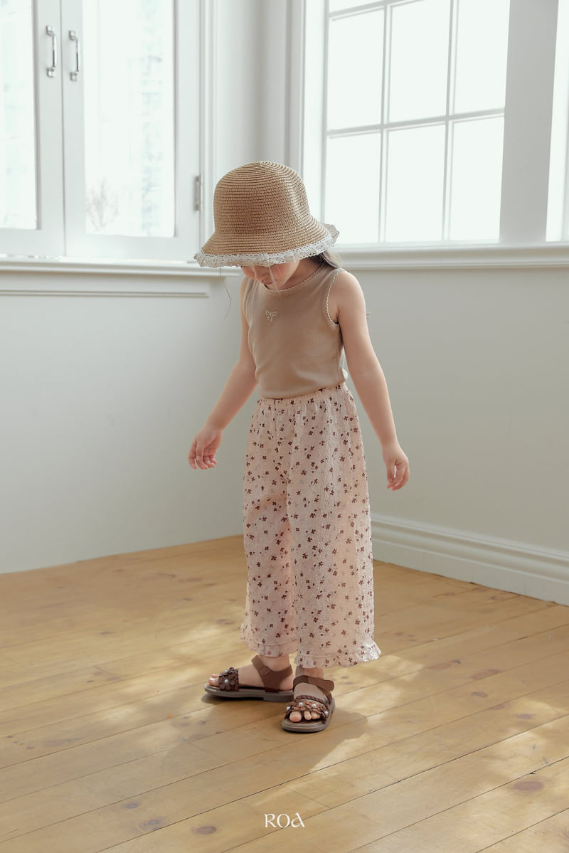 Roa - Korean Children Fashion - #fashionkids - Vintage Bloom Pants - 12