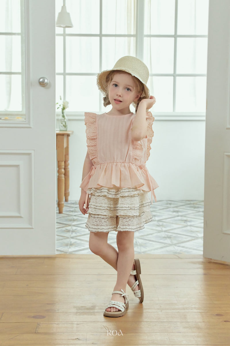 Roa - Korean Children Fashion - #kidsshorts - Angel Wing Blouse - 9
